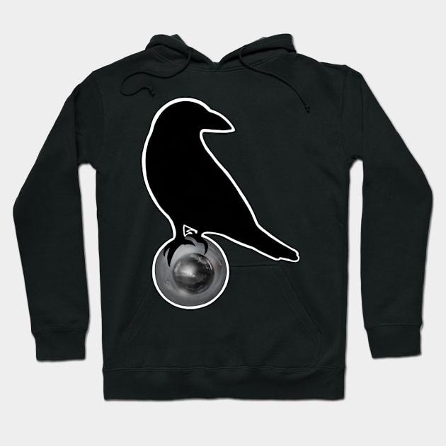 Wisdom Crow Hoodie by petrasart